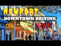 Newport 4k Driving Downtown Rhode Island Driving Tour woonsocket