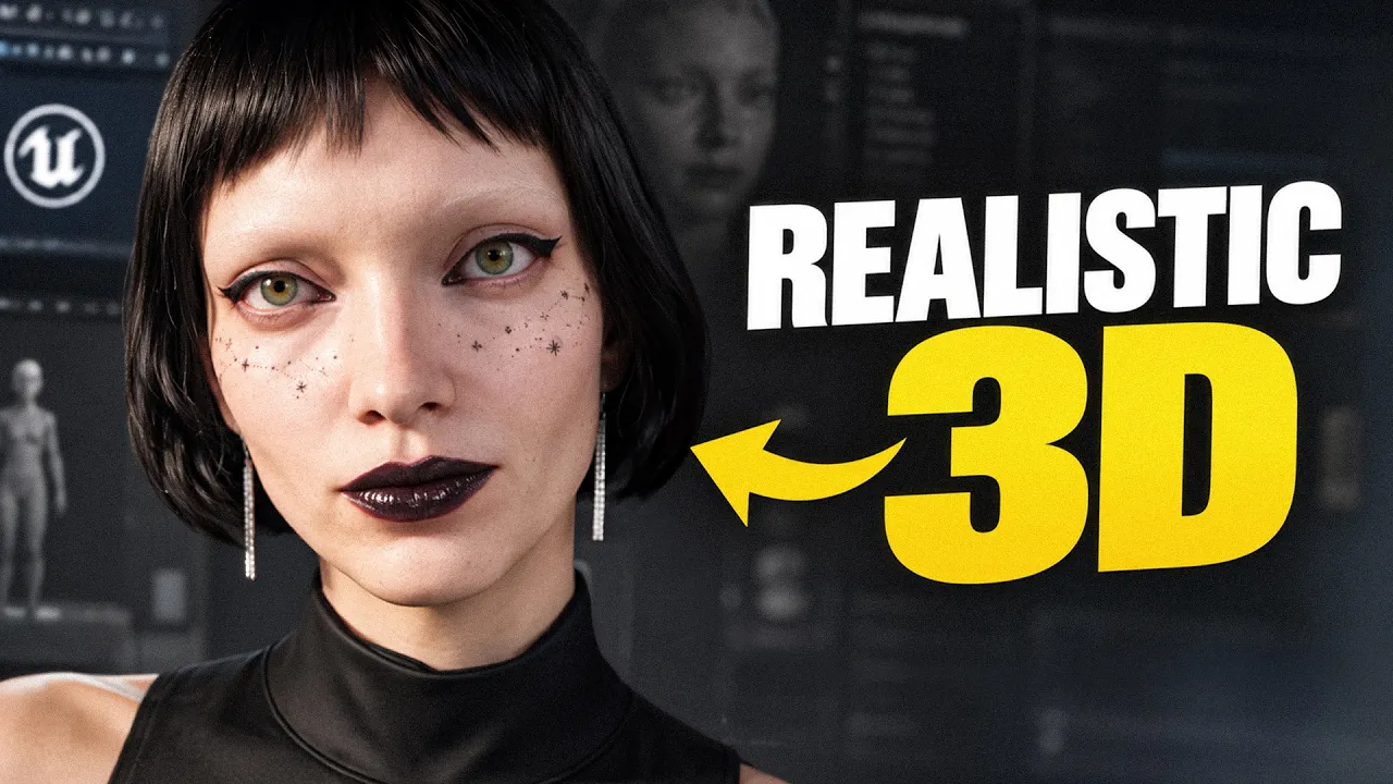How to Make Realistic 3D Character in Less Than a Day with AI: video thumbnail