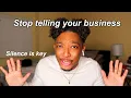 Why You Should Move In Silence