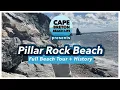 PILLAR ROCK BEACH || CAPE BRETON ISLAND || Volledige strandtour plus geschiedenis