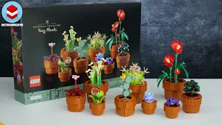LEGO Icons 10329 Tiny Plants - LEGO Speed Build Review