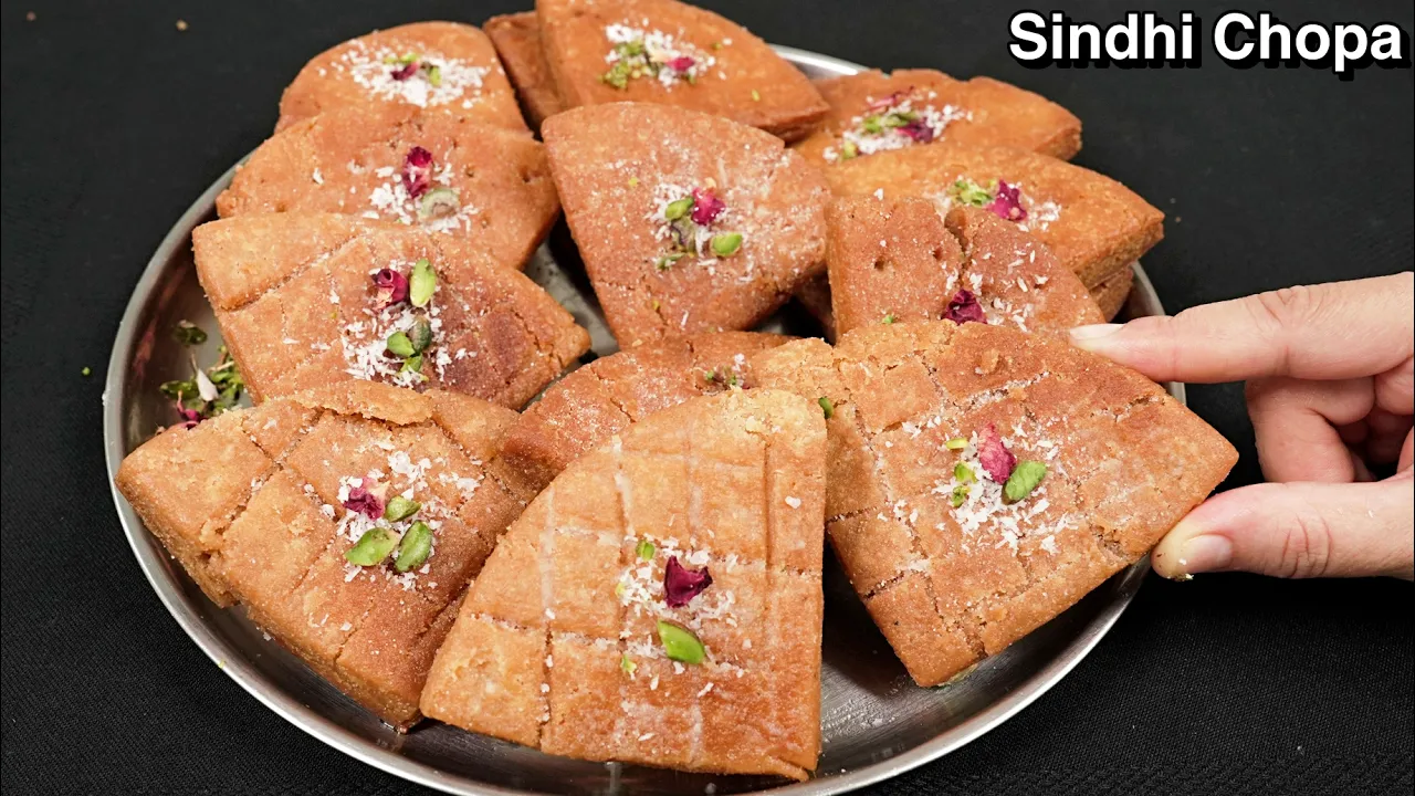 Sindhi Chopa Recipe - Sweet Sindhi Tikki   Chotha   Gach