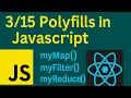 Polyfills for map filter and reduce array method Frontend Interview Questions