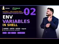Shell Scripting Lecture 2 Environment Variables PATH HOME export more urdu