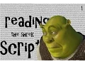 Reading The Shrek Script Part 1