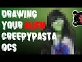 Drawing and Reading YOUR Creepypasta OCs Alien themed