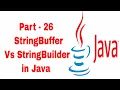 StringBuffer Vs StringBuilder in Java Learn Java in Tamil Java Tamil Vathiyar Part - 26