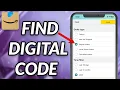 How To Find Digital Code On Amazon