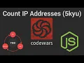 Count IP Addresses 5 kyu Codewars TDD in JavaScript