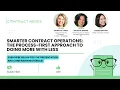Smarter Contract Operations with Patricija Corey Natasha Giuffre and Jessica Nguyen