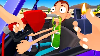 Making My Friend Drink GAS in Gas N Cars VR Multiplayer