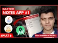 Ep 6 Notes Application Project Android Development full Course Android studio tutorial