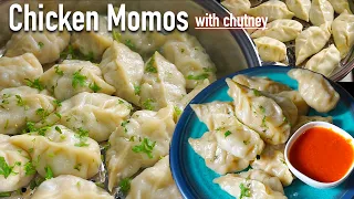 Chicken momos recipe momos recipe momos chutney how to make steamed chicken momos