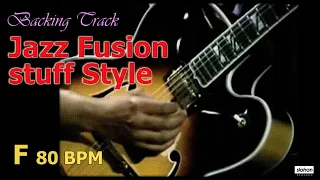 Download Jazz Fusion 「stuff」Style  ／ Backing Track (F  80 BPM) MP3