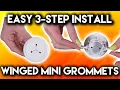 Unbelievably EASY 3-Step Cable Management - ECHOGEAR Winged Mini-Grommets