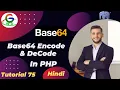 Base64 Encode Decode Guri Web Developer PHP Tutorial 2024