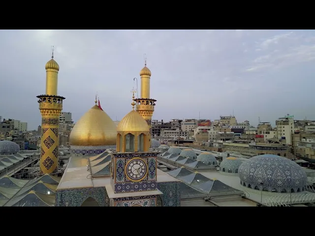 فيديوهات خام جوي (درون)  افقي لحرم ابي الفضل العباس عليه السلام (28) بدون حقوق و بدقة 4k 60p