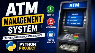 Python Mini Project ATM Management System Step-by-Step