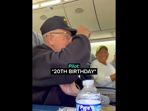 The Whole Plane Cheered For Him ❤️
