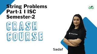 Count Subsequence String Problem ISC Sem-2 Crash Course Sadaf Khan GeeksforGeeks School