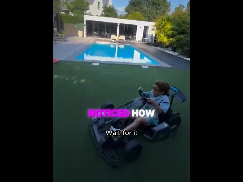 Boy Handles Go Kart Maneuvers Like a Pro!
