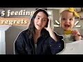Starting Solids MISTAKES to AVOID Baby Led Weaning REGRETS