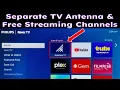 Roku TV - Separating TV Antenna Channels from Free Streaming Channels in your Live TV Guide EPG