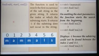 Built-in String Functions with Example Part 6 in Tamil Chapter 8 Unit 2 A Jaya Mabel