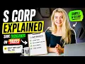 S Corp Explained in 15 Minutes Taxes Salary Form 2553