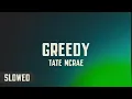 Lagu Tate McRae - greedy 🌃 slowed + reverb + lyrics