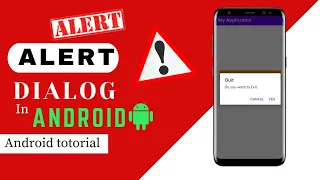 How to make Alert Dialog in Android Studio Alert Builder Tutorial Android Studio