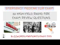 Emergency Medicine Exam Review With 50 High-Yield Questions