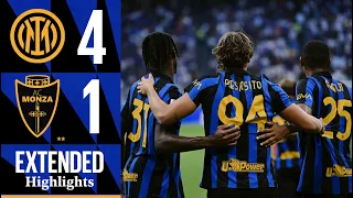 QUATTRO GOL E SPETTACOLO ALLA PRIMA DI CAMPIONATO 4️⃣😎 | INTER 4-1 MONZA | EXTENDED HIGHLIGHTS 🖤💙