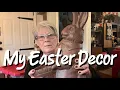 MY EASTER DECOR VINTAGE EASTER