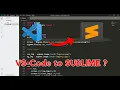 How to get sublime text theme in vs code convert sublime into vs code Code with RKN