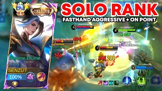 Download LING FASTHAND SOLO RANK BEST ROTATION - TRICK TO DOMINATE ENEMY • Ling Gameplay Mobile Legends MP3