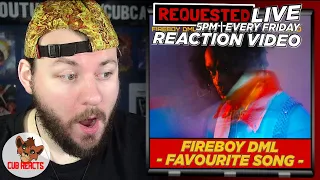 fireboy dml favourite song live reaction u0026 analysis video cubreacts
