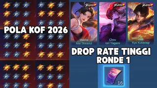 kof bingo 2026 pattern guaranteed kof skin high drop rate