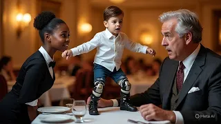 billionaire father watches waitress dance with his disabled son then everything changes 
