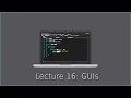 CSE 116 Lecture 16 Graphical User Interfaces GUIs