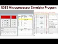 8085 Microprocessor simulator