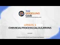 Chemical Process Calculations CPC 3