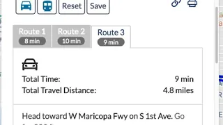 AZ511 Website helps you plan your route