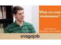 Job interview questions and answers Part 5 What are your weaknesses