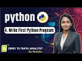 Python Programming for Beginners - Write Your First Python Program