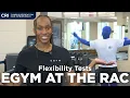 EGYM Flexibility Tests with Blue Man