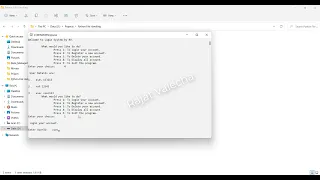 Login System Using Python File Handling