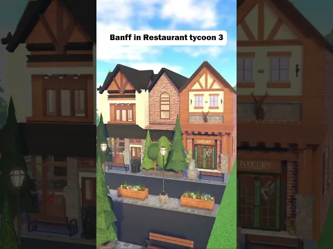 He built Banff in Roblox 😲#roblox #restauranttycoon3