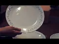 Corelle Service for 6 Chip Resistant Country Cottage Dinner Plates 18-Piece