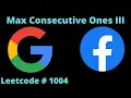 MAX CONSECUTIVE ONES III LEETCODE 1004 PYTHON SOLUTION